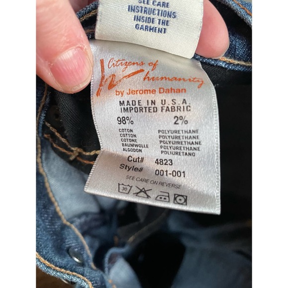 Citizens of Humanity Low Waist Kelly Bootcut Jeans SZ 29 - Picture 9 of 11